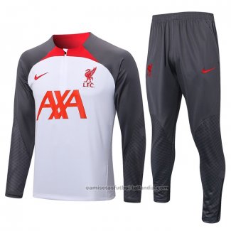 Chandal de Sudadera del Liverpool 22/23 Blanco