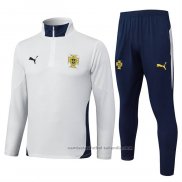 Chandal de Sudadera del Portugal 24/25 Blanco