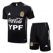 Chandal del Argentina Manga Corta 25/26 Negro - Pantalon Corto
