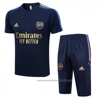 Chandal del Arsenal Manga Corta 23/24 Azul - Pantalon Corto