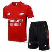 Chandal del Arsenal Manga Corta 25/26 Rojo - Pantalon Corto