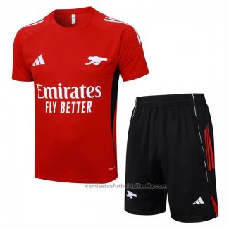 Chandal del Arsenal Manga Corta 25/26 Rojo - Pantalon Corto