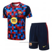 Chandal del Barcelona Manga Corta 26/27 Azul Rojo - Pantalon Corto