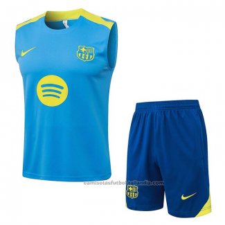 Chandal del Barcelona Sin Mangas 25/26 Azul