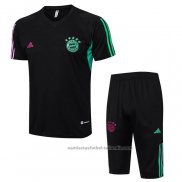 Chandal del Bayern Munich Manga Corta 23/24 Negro - Pantalon Corto