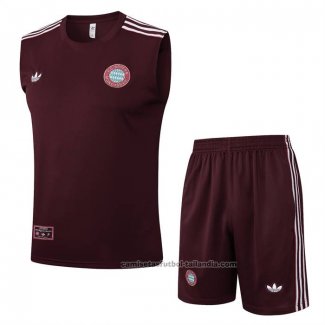 Chandal del Bayern Munich Sin Mangas 25/26 Rojo