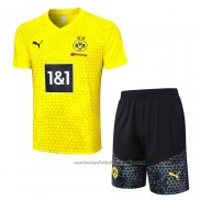 Chandal del Borussia Dortmund Manga Corta 23/24 Amarillo - Pantalon Corto