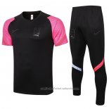 Chandal del Corea del Sur Manga Corta 20/21 Negro
