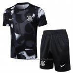 Chandal del Corinthians Manga Corta 25/26 Negro - Pantalon Corto