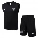 Chandal del Manchester City Sin Mangas 25/26 Negro