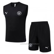 Chandal del Manchester City Sin Mangas 25/26 Negro
