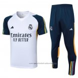 Chandal del Real Madrid Manga Corta 23/24 Blanco