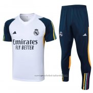 Chandal del Real Madrid Manga Corta 23/24 Blanco