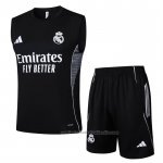 Chandal del Real Madrid Sin Mangas 25/26 Negro