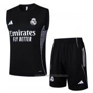 Chandal del Real Madrid Sin Mangas 25/26 Negro