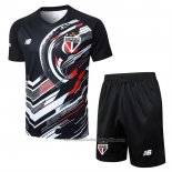 Chandal del Sao Paulo Manga Corta 25/26 Negro - Pantalon Corto