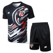 Chandal del Sao Paulo Manga Corta 25/26 Negro - Pantalon Corto