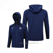 Chaqueta con Capucha del Paris Saint-Germain 22/23 Azul