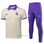 Conjunto Polo del Real Madrid 25/26 Amarillo