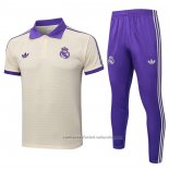 Conjunto Polo del Real Madrid 25/26 Amarillo