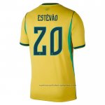 Camiseta Brasil Jugador Estevao 1ª 2026