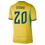 Camiseta Brasil Jugador Estevao 1ª 2026