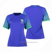 Camiseta Brasil 2ª Mujer 2022