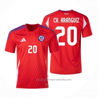 Camiseta Chile Jugador Ch.Aranguiz 1ª 2024