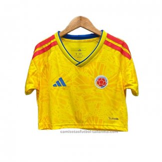 Camiseta Colombia 1ª Mujer Corta 2026