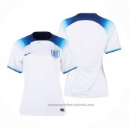 Camiseta Inglaterra 1ª Mujer 2022