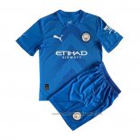 Camiseta Manchester City Portero Nino 22/23 Azul