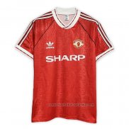 Camiseta Manchester United 1ª Retro 1991-1992