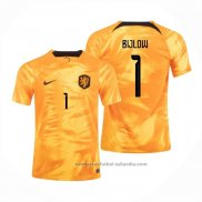 Camiseta Paises Bajos Jugador Bijlow 1ª 2022