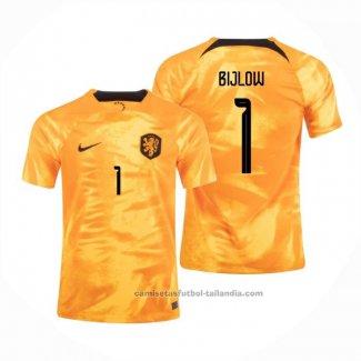 Camiseta Paises Bajos Jugador Bijlow 1ª 2022