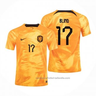 Camiseta Paises Bajos Jugador Blind 1ª 2022