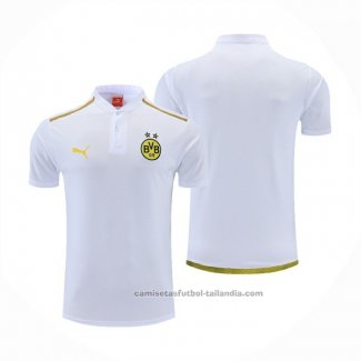 Camiseta Polo del Borussia Dortmund 22/23 Blanco