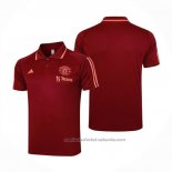 Camiseta Polo del Manchester United 23/24 Rojo