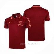 Camiseta Polo del Manchester United 23/24 Rojo