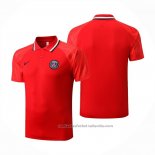 Camiseta Polo del Paris Saint-Germain 22/23 Rojo