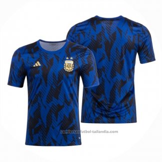 Camiseta Pre Partido del Argentina 2022 Azul