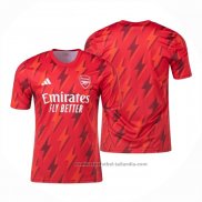 Camiseta Pre Partido del Arsenal 2023 Rojo