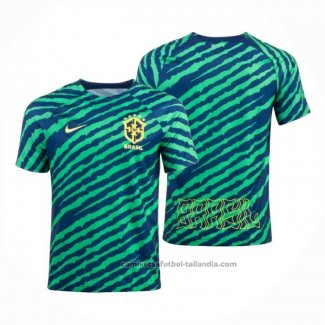 Camiseta Pre Partido del Brasil 2022 Verde