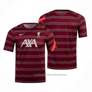 Camiseta Pre Partido del Liverpool 2022 Rojo