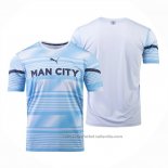Camiseta Pre Partido del Manchester City 2022 Azul