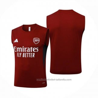 Camiseta de Entrenamiento Arsenal Sin Mangas 25/26 Rojo