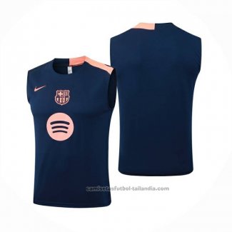 Camiseta de Entrenamiento Barcelona Sin Mangas 25/26 Azul Rosa