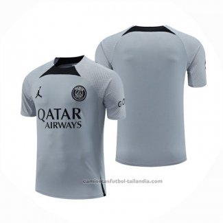 Camiseta de Entrenamiento Paris Saint-Germain Jordan 22/23 Gris