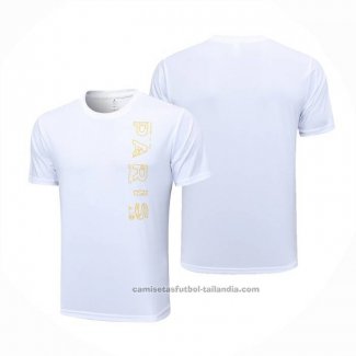 Camiseta de Entrenamiento Paris Saint-Germain Jordan 23/24 Blanco