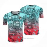 Camiseta de Entrenamiento Real Madrid Dragon 24/25 Verde y Rojo