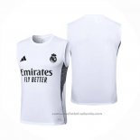Camiseta de Entrenamiento Real Madrid Sin Mangas 25/26 Blanco
